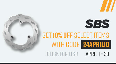 SBS - get 10% off select items with code 24APRIL10. click for list! April 1-30